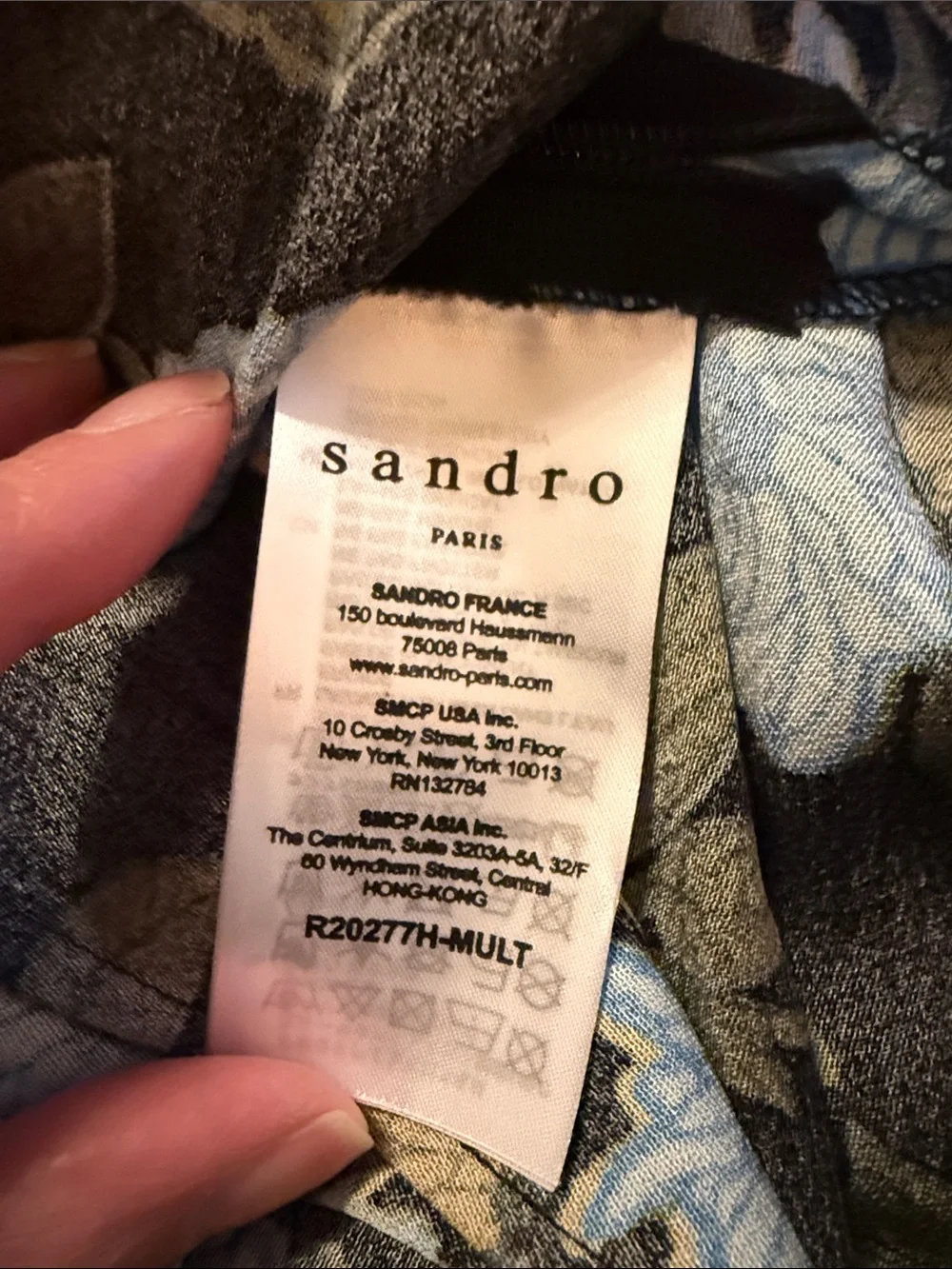 SANDRO PARIS Floral Silk-Feel Dress – Size 38 (Medium) - Picture 6 of 8